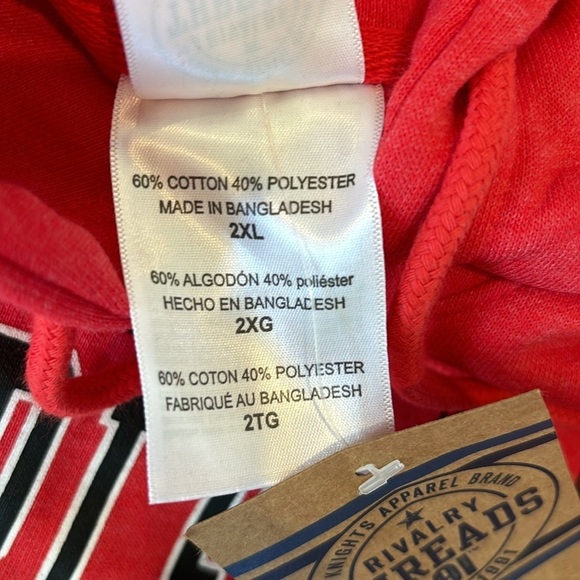 Rutgers university red hoodie new - Picture 3 of 3